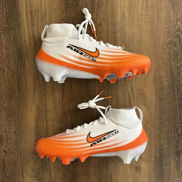 Nike Air Zoom Vapor Pro 1 Men Size 5.5 Football Cleats Orange White HM8850-103 main image 6